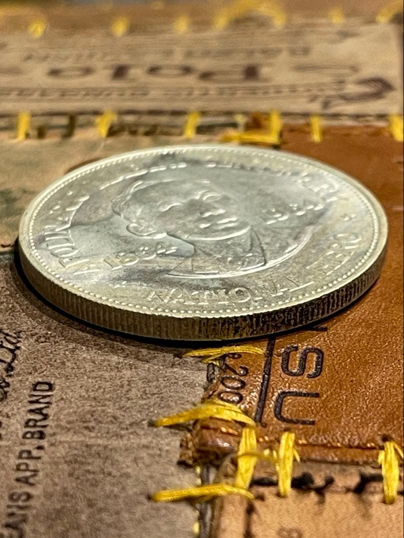 フィリピン　1965年　100周年　1ペソ　銀貨