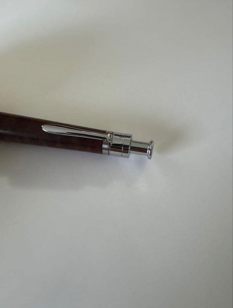 値下げ交渉可能‼️ 工房楔 サペリ杢のボールペン 付属品完備
