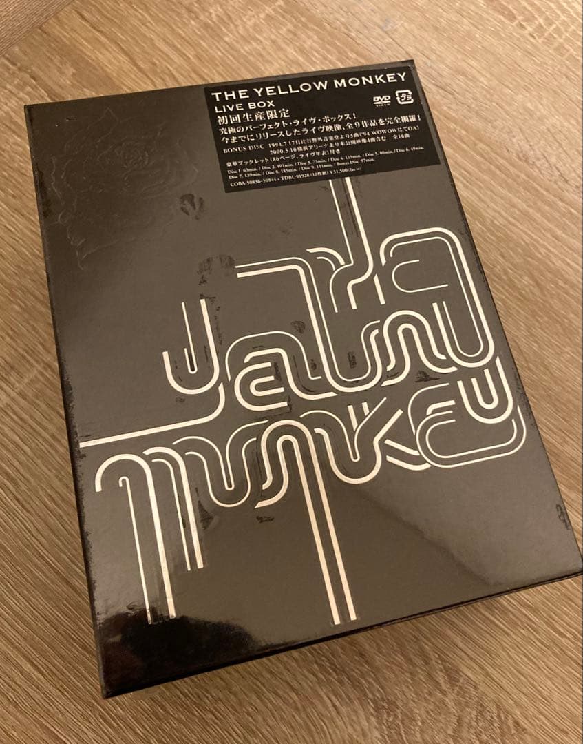THE YELLOW MONKEY LIVE BOX 初回限定生産 DVD