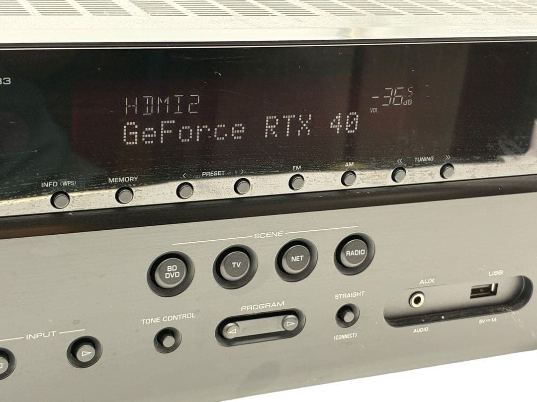 YAMAHA RX-V583 AVアンプ リモコン付き