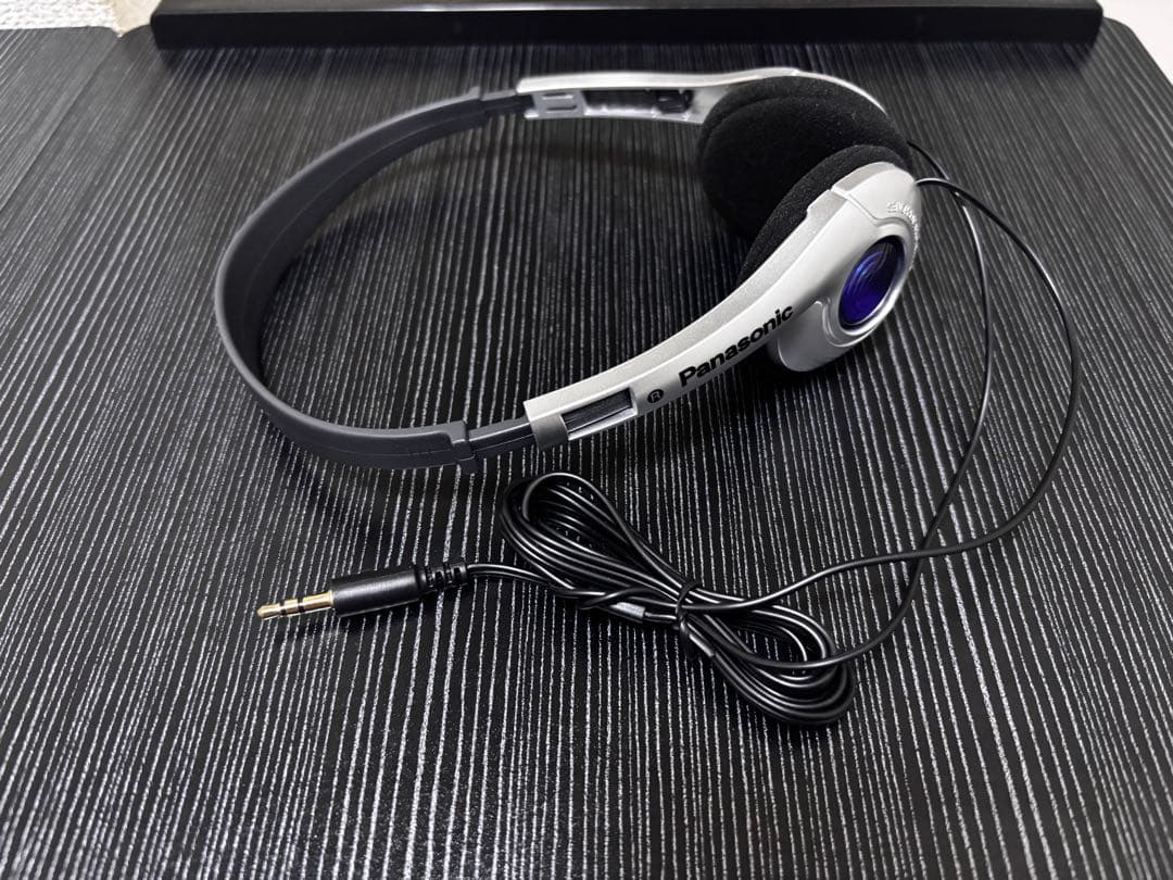 Panasonic ヘッドフォン ヘッドホン 有線 シルバー y2k レア