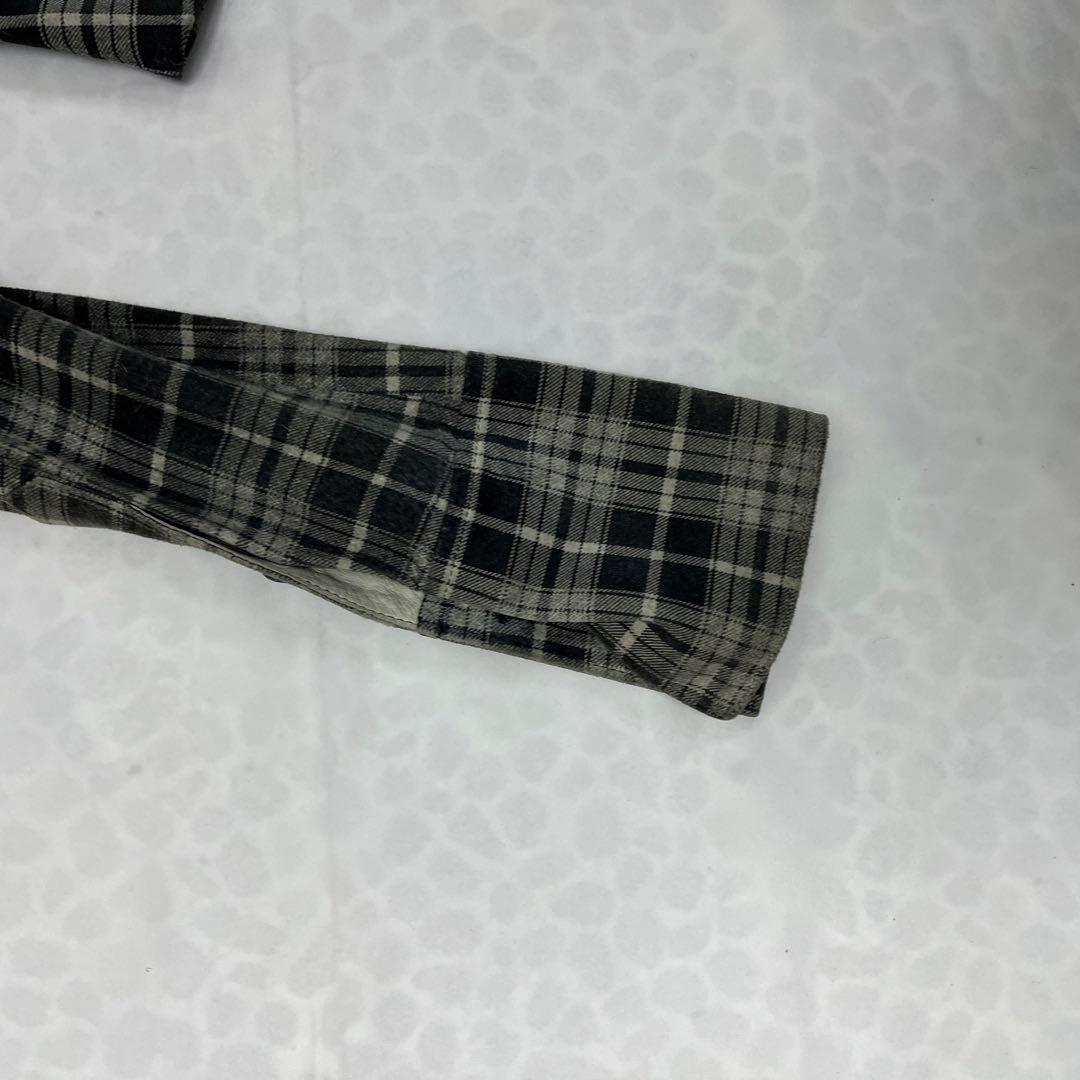 ballet ISAMU KATAYAMABACKLASHチェック柄レザーシャツ