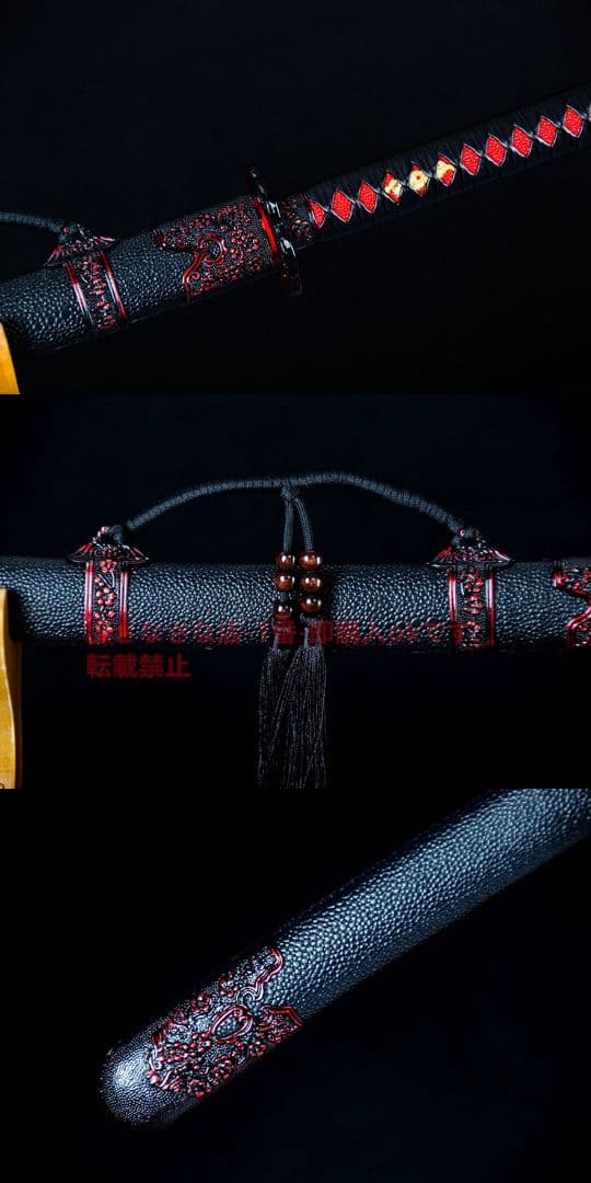 武具　刀装具　日本刀　模造刀 居合刀 烈梅紅誅繍春刀