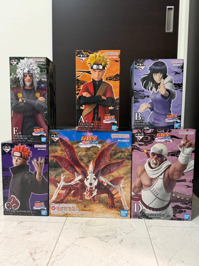 一番くじ NARUTO A賞～E賞+ラストワン賞　フィギュア コンプセット