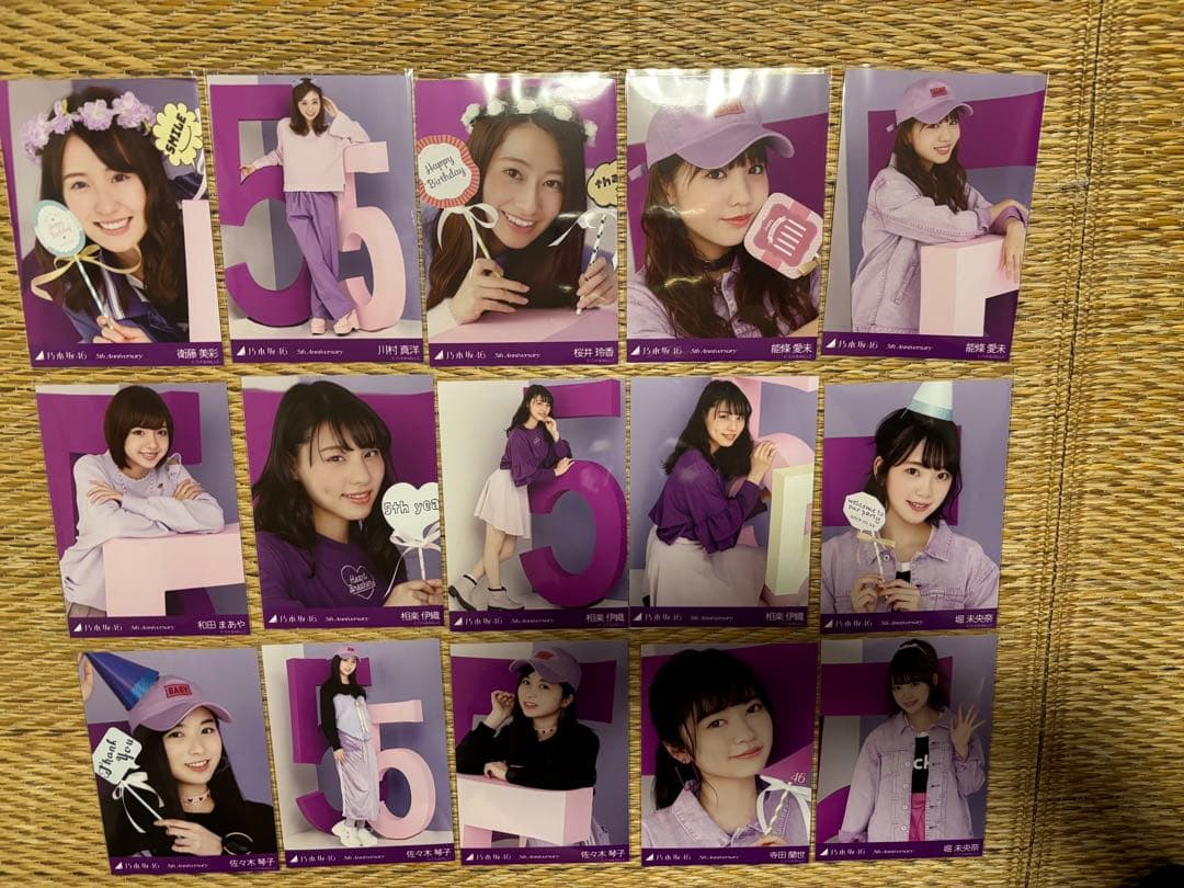 乃木坂46 生写真　5thAnniversary