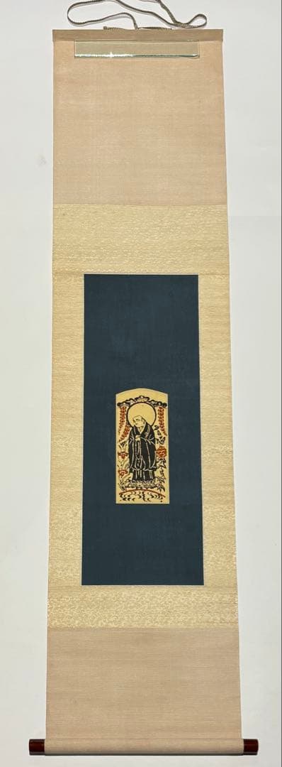「芹沢銈介 法然上人彩色木版画」掛軸 1幅|浄土宗 知恩院 仏教美術