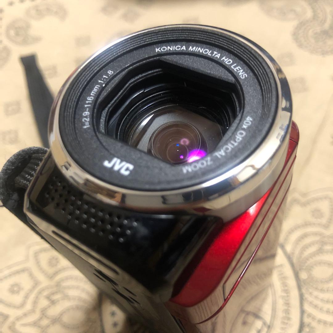 美品 JVC Everio GZ-E600 バッテリー3個付 ビデオカメラ