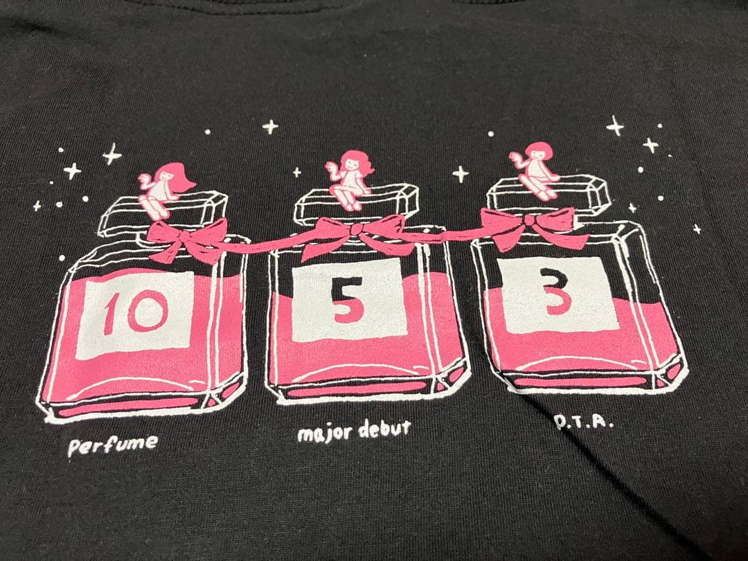 Perfume Tシャツ チャコールグレー XL