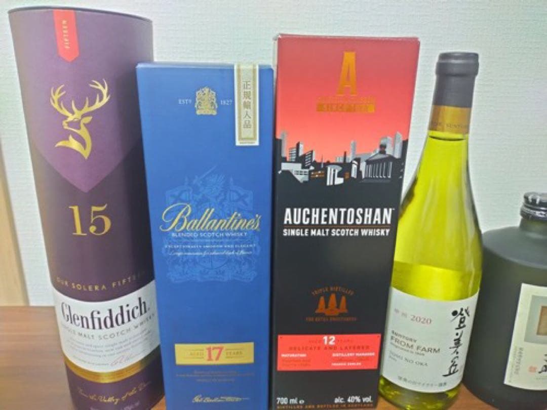 ★ウィスキー、酒類　6点セット　 グレンフィディック バランタイン　など