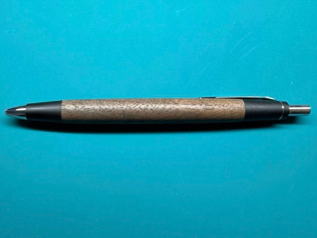 野原工芸　シャーペン　胡桃　シルバークリップ