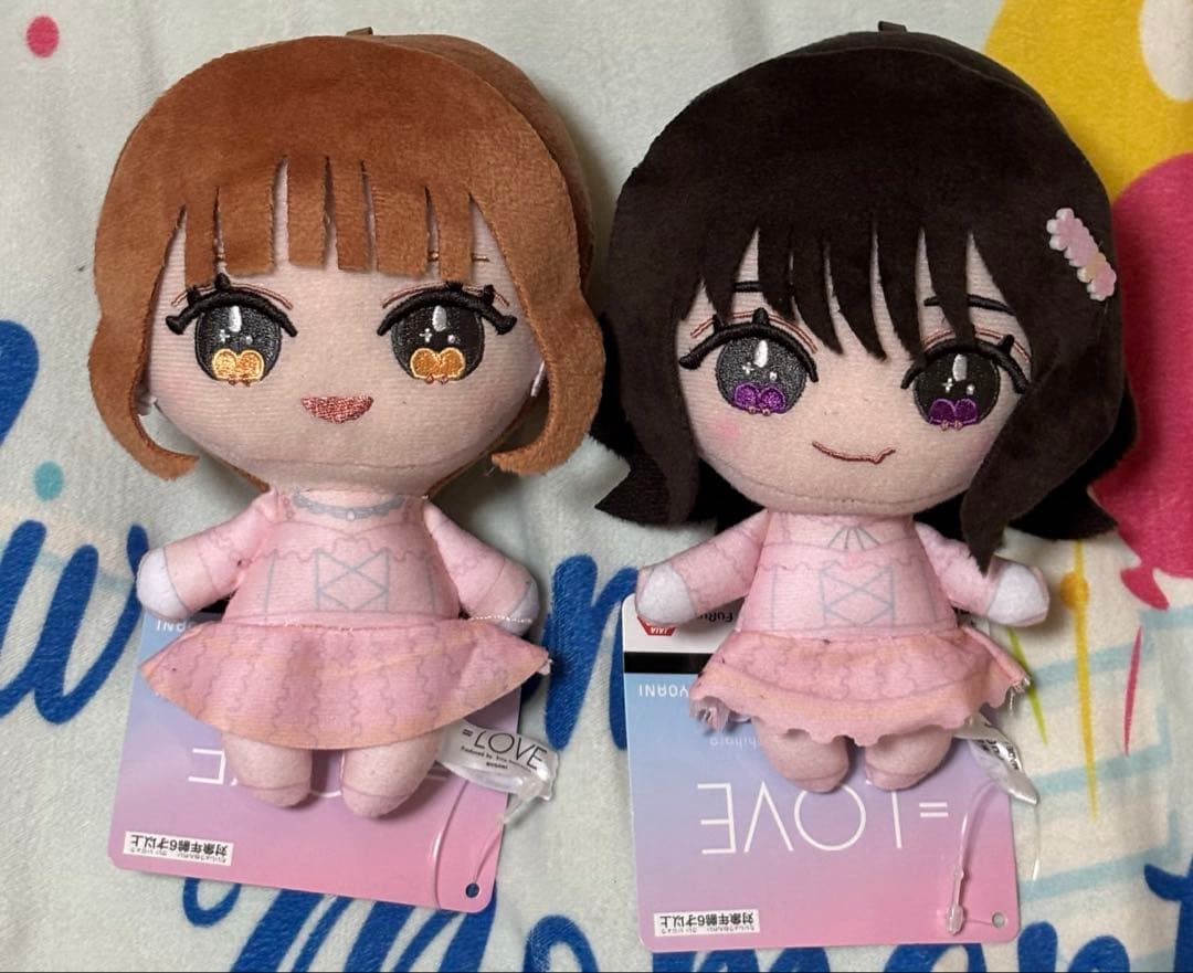 =LOVE イコラブ 6周年衣装 ぬいぐるみ モーリー限定 大場　野口　2点