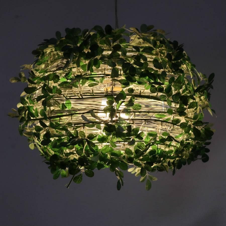 ディクラッセ オーランドビッグ ペンダントライト 人工グリーン 造花 カフェにも