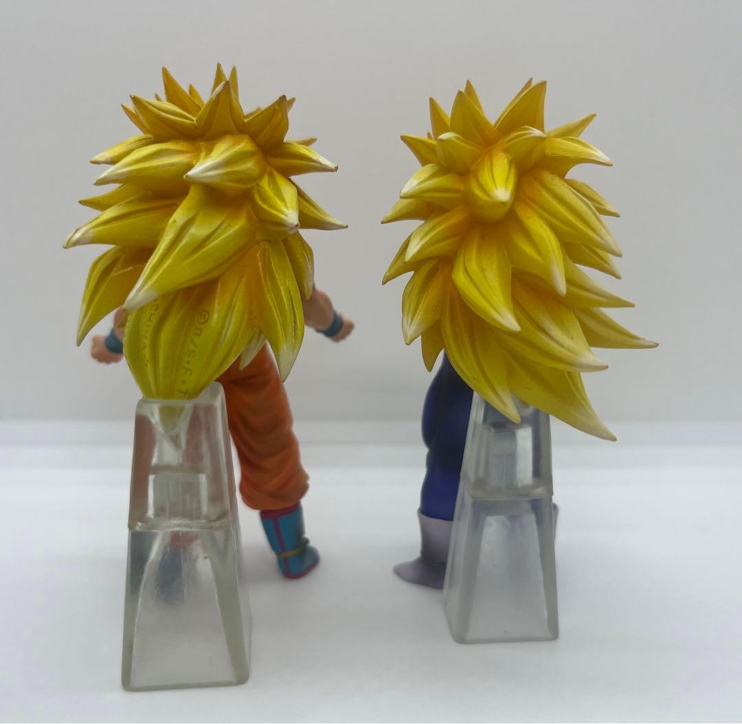 ドラゴンボール DG 悟空 ベジータ 超サイヤ人3 リペイント品 2点セット