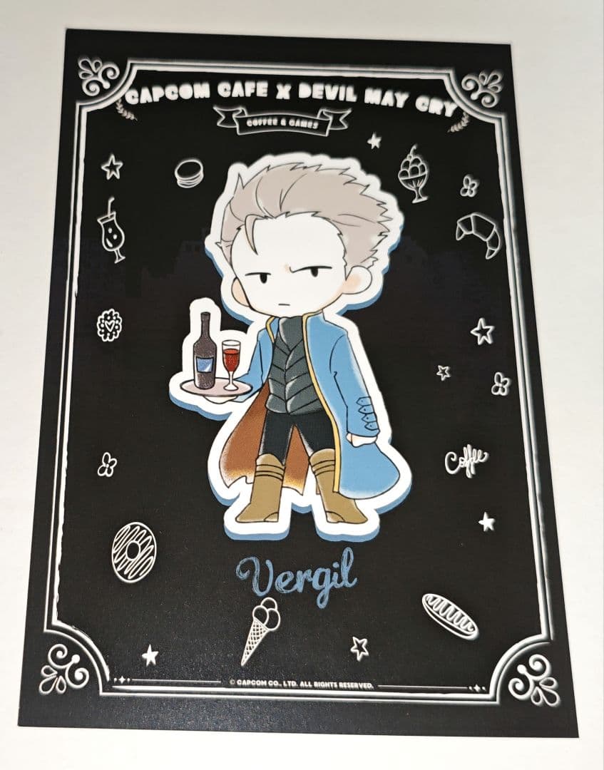 デビルメイクライ バージル ブロマイド風ポストカード 特典 カプコンカフェ 7弾