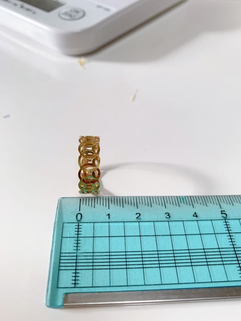 K18？K16？K14？19mm ゴルドリング指輪金