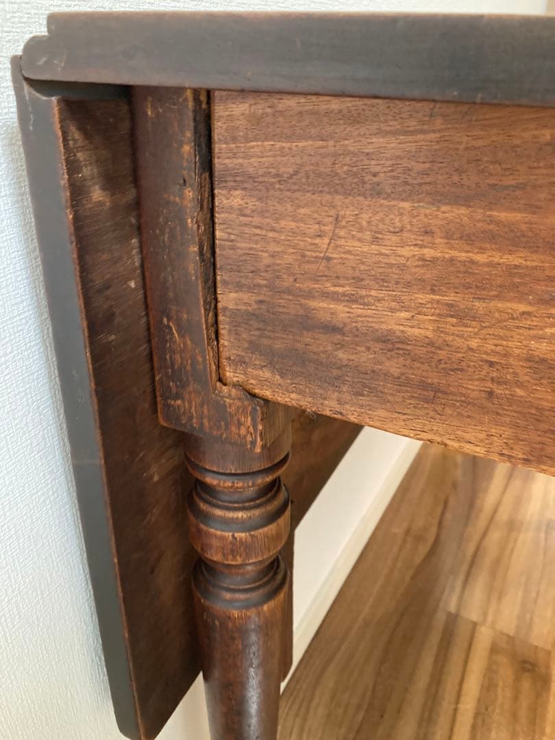 ゲートレッグテーブル　アンティーク　バタフライ テーブル