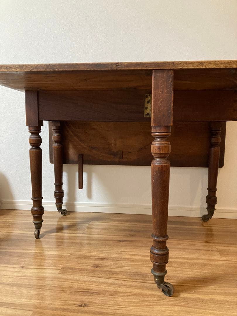 ゲートレッグテーブル　アンティーク　バタフライ テーブル