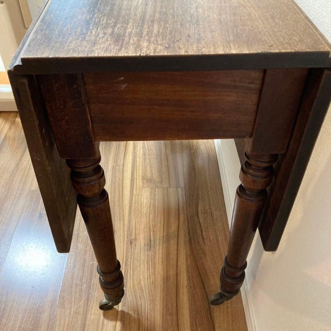 ゲートレッグテーブル　アンティーク　バタフライ テーブル