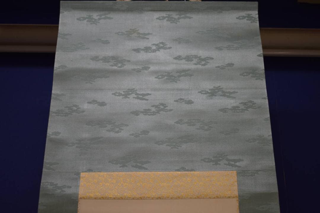 真作/田中柏陰/観音画賛/絹表装/布袋屋掛軸HI-979