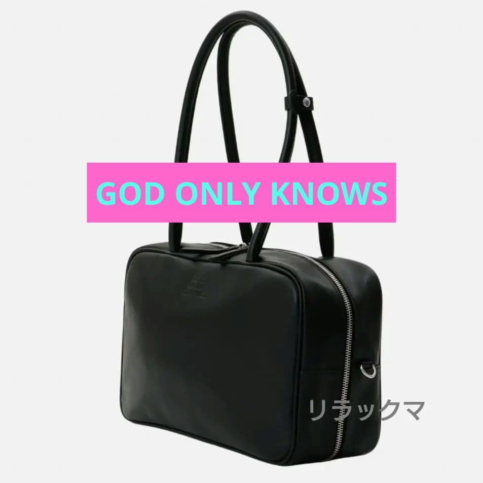 GOD ONLY KNOWS フェイクレザーハンドルバッグ 【新品】岩田剛典