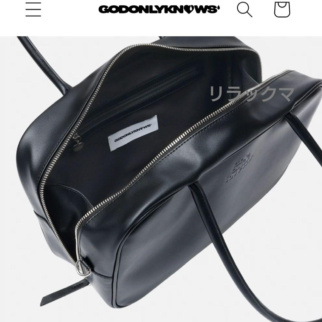 GOD ONLY KNOWS フェイクレザーハンドルバッグ 【新品】岩田剛典