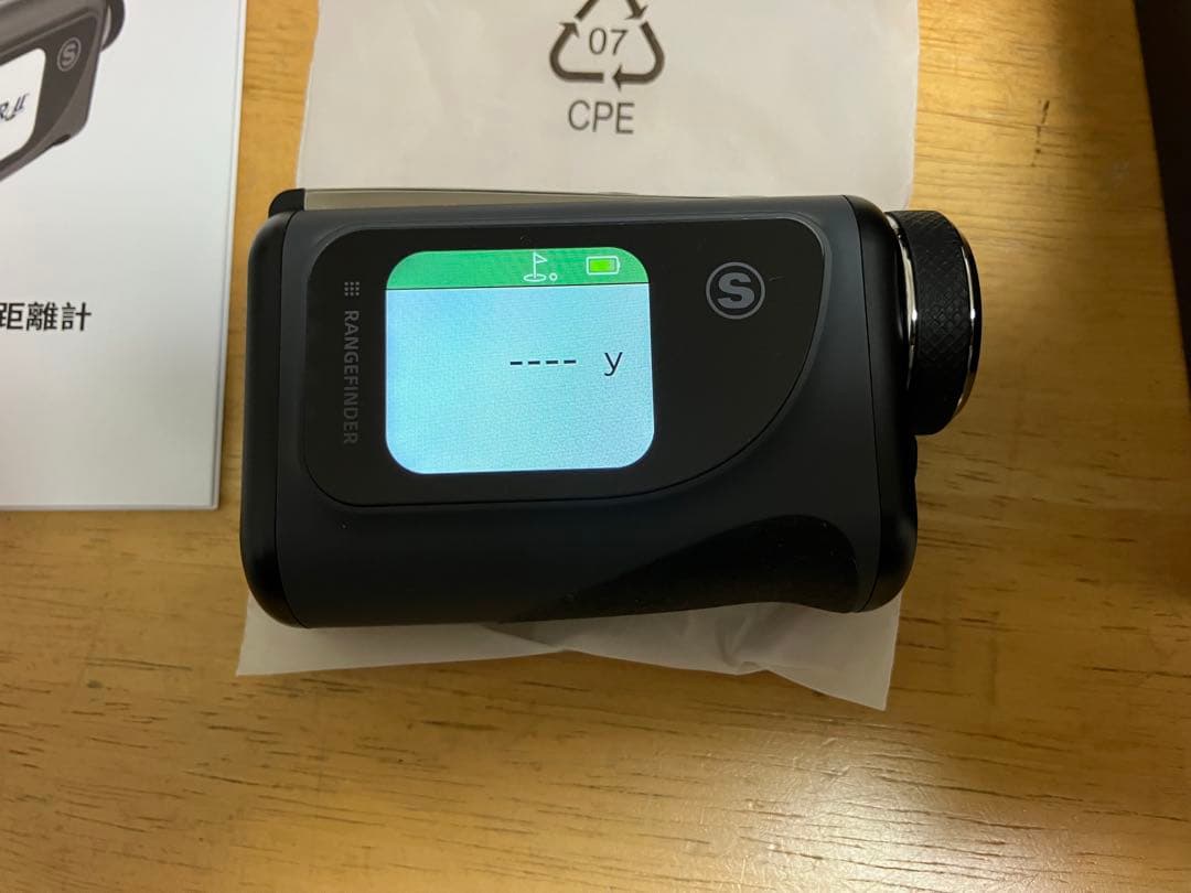 VOICEEYE ゴルフ用レーザー距離計 音声距離案内 モニター付