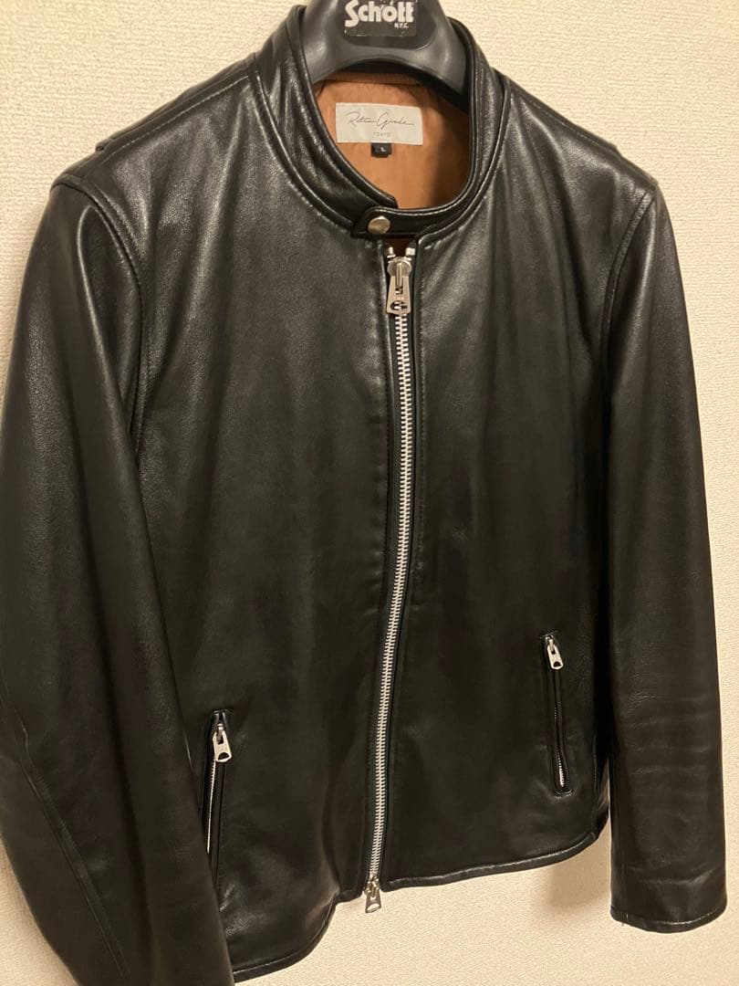 Retro Grade 羊革　シングルライダースジャケット