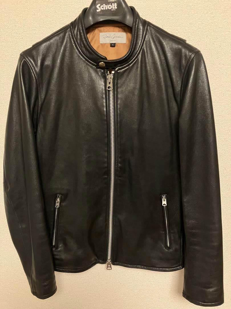 Retro Grade 羊革　シングルライダースジャケット