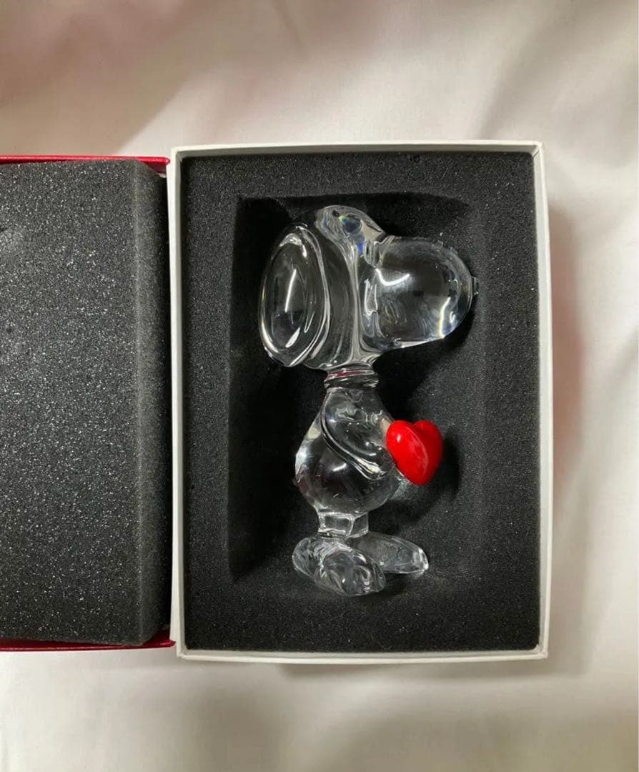 Baccarat スヌーピー クリスタルフィギュア