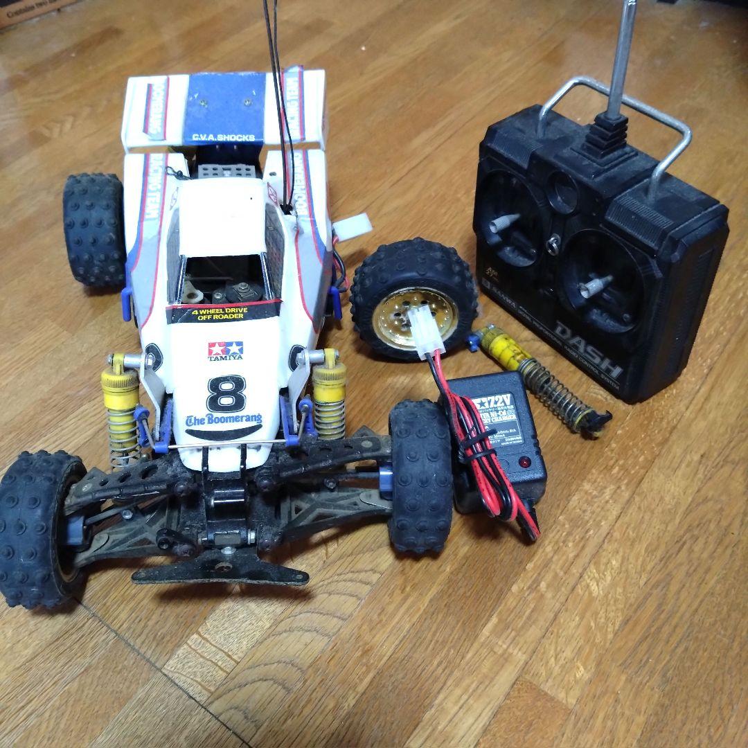 画像追加　タミヤ　ブーメラン　当時物　ジャンク　ラジコン　プロポ付き