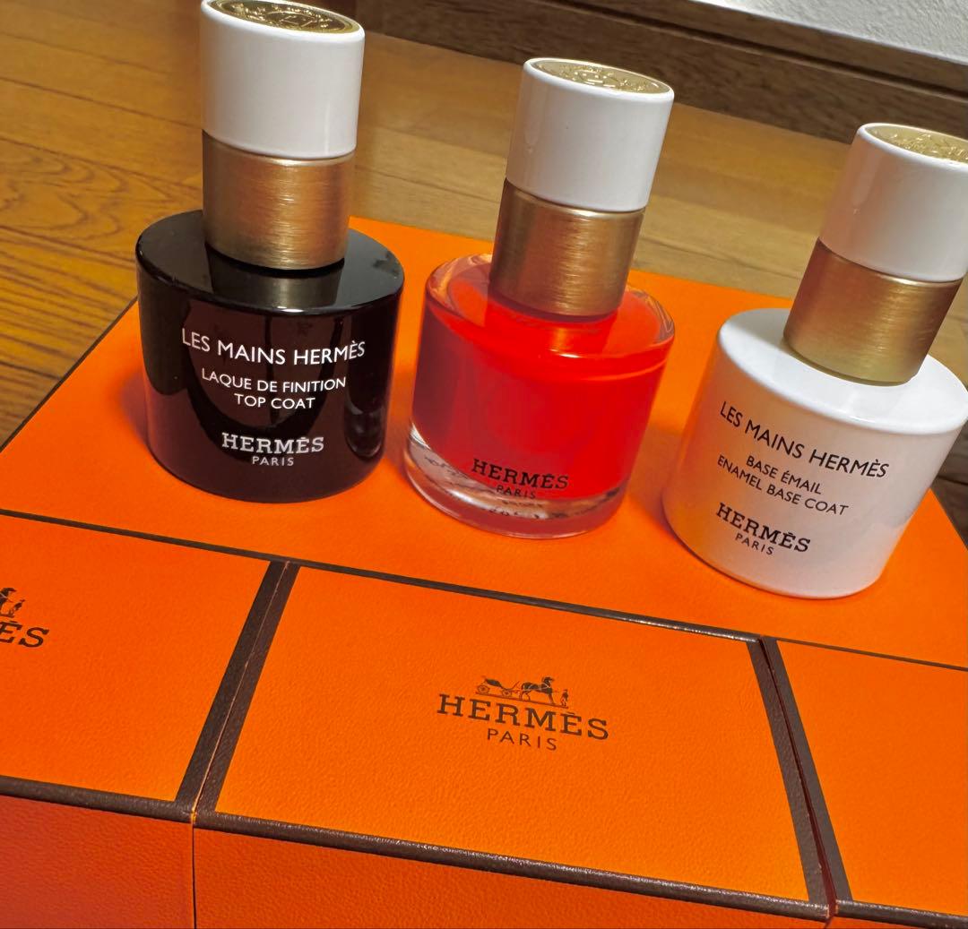 HERMÈS エルメス ネイルカラー 3本セット 未使用 箱付き