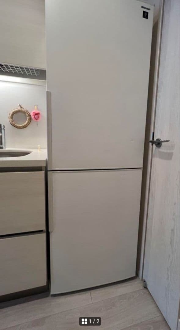 コンパクト 2ドア 冷凍庫　SJ-AK31G-W