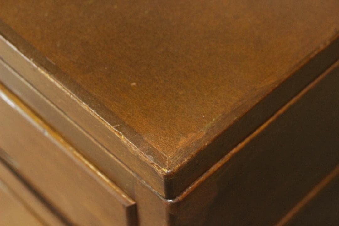 レトロ 両袖デスク 机 書斎 作業台 引き出し 抽斗 9杯 分割可能 木製