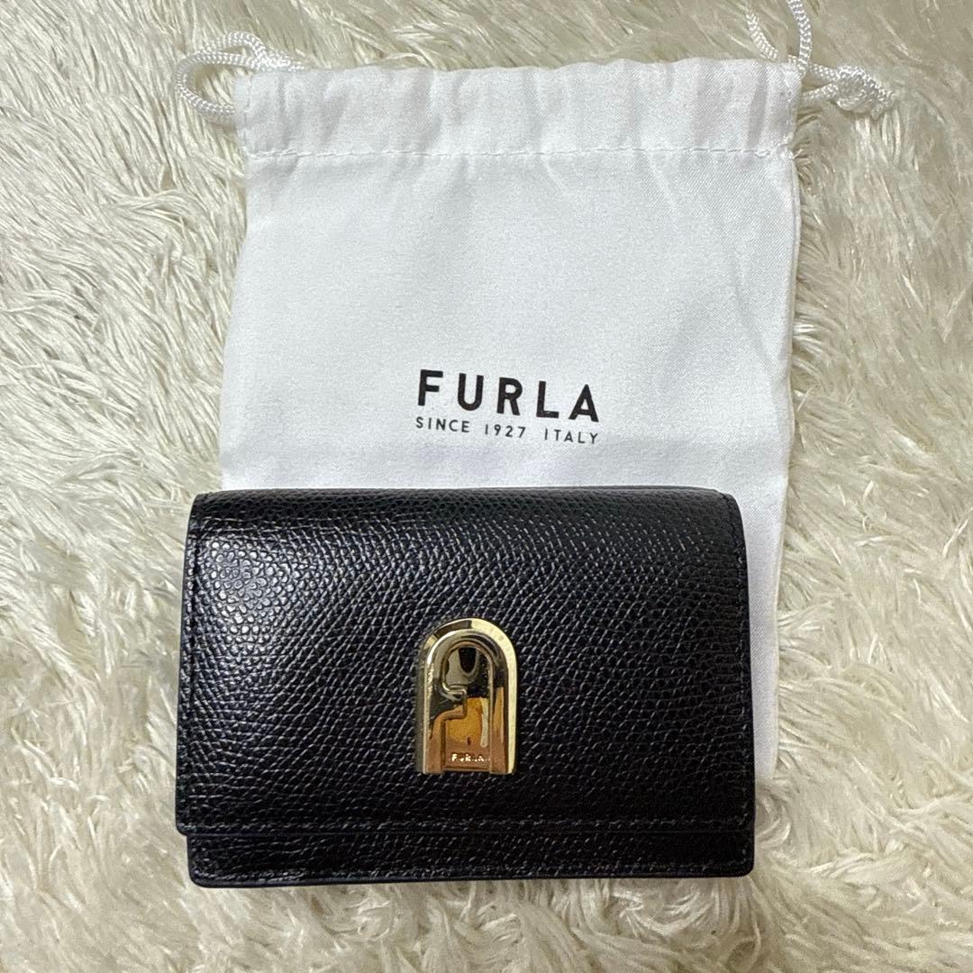 FURLA フルラ美品　3つ折り財布 1927 トライフォールド ウォレット