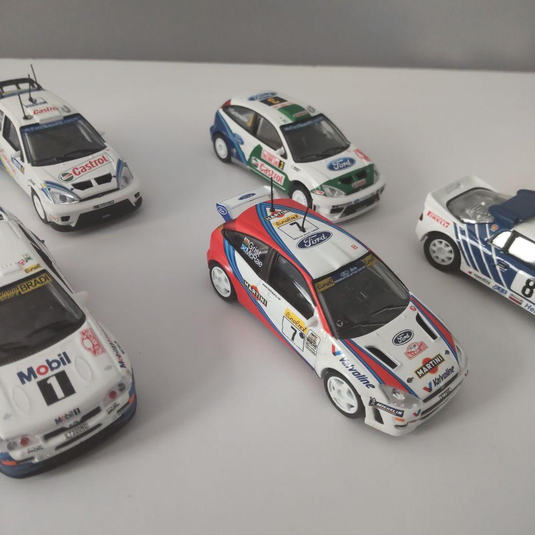 フォード　フォーカス、シエラ、エスコート　ラリーカーコレクション　7台セット