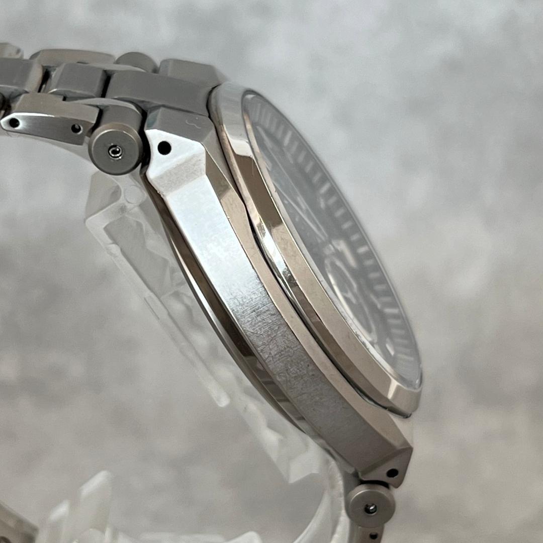 【√M】稼働品 シチズン アテッサ 電波ソーラー クロノ メンズ チタン