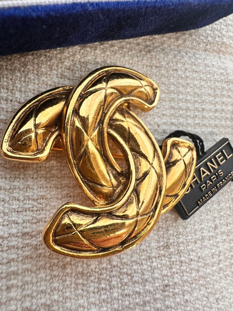 ⭐️ 鑑定済✨未使用【CHANEL】ブローチ　マトラッセ　CHANEL