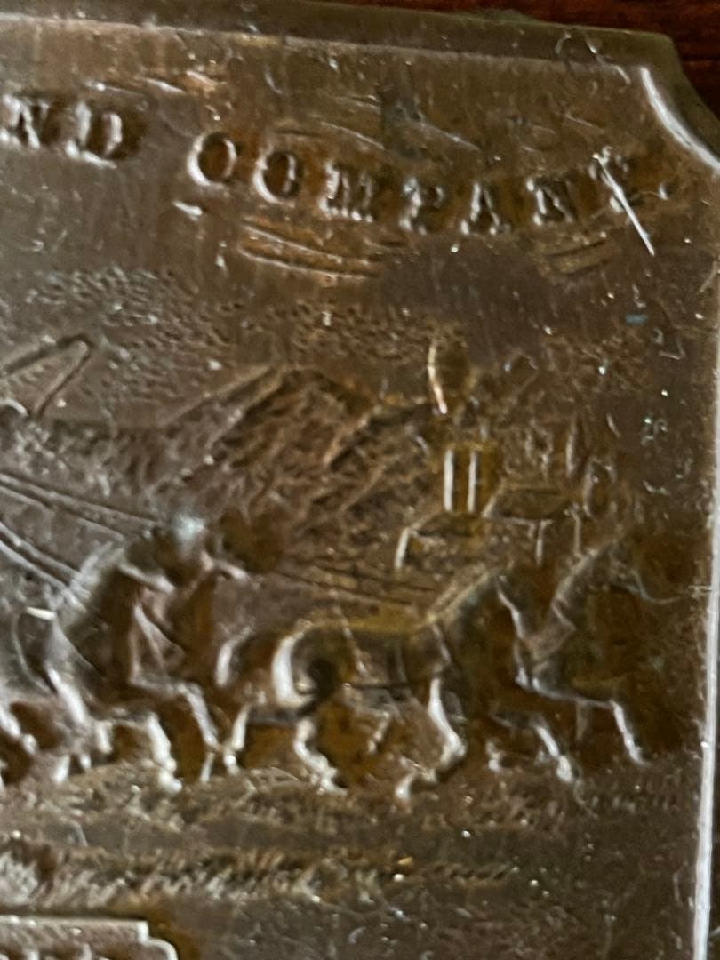 Wells Fargo ノベルティプレート 1982年製