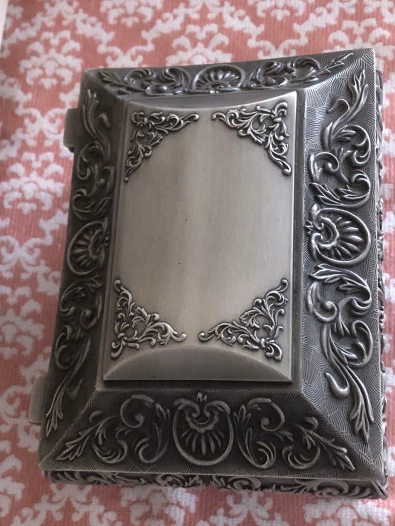 猫脚 ロココ アンティーク♦️希少 高級 ジュエリーボックス♦️気品♦️ロイヤルブルー