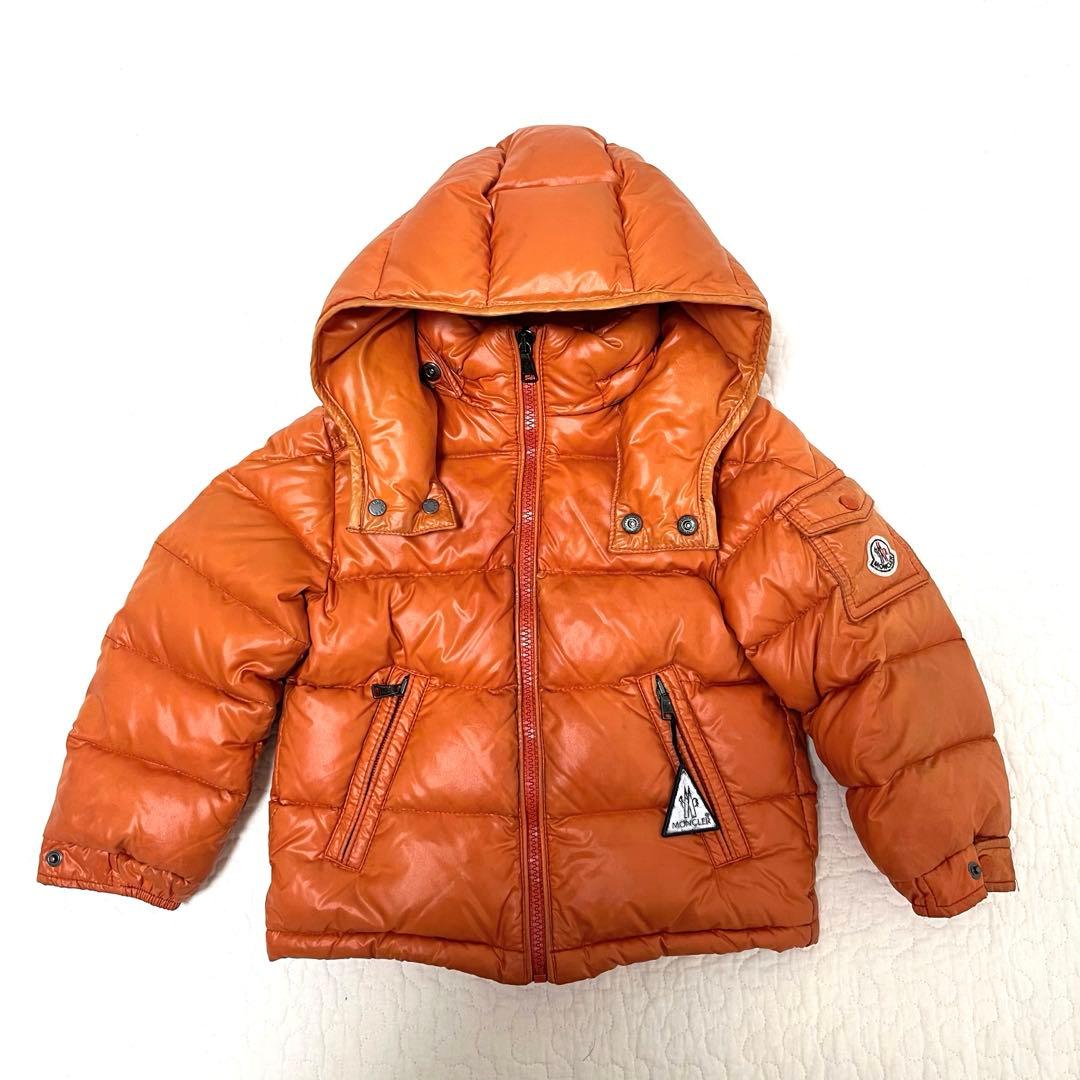 MONCLER モンクレール ダウン MAYA オレンジ　キッズ 2Y