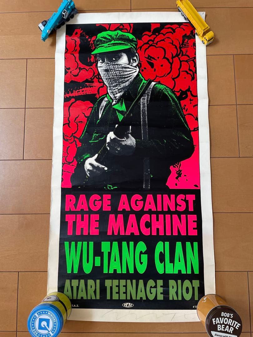 TAZ RAGE AGAINST THE MACHINE_WU-TANGポスター