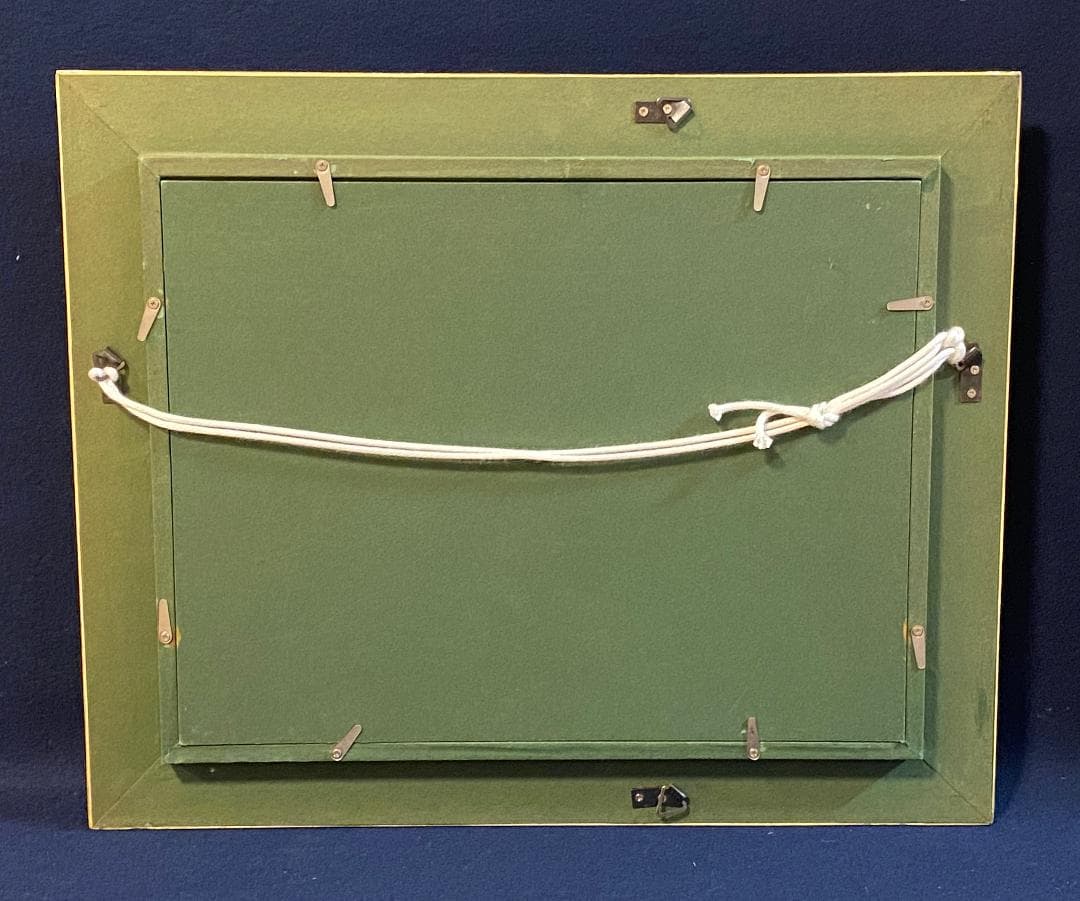 「真作」生田明「プロバンス」風景画　油彩画　額装　サイン有り　F4号