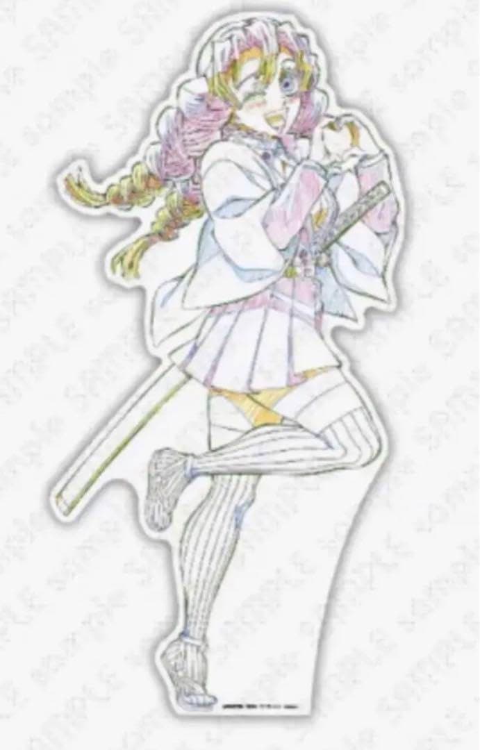 鬼滅の刃 ダイニング　書き下ろしイラスト スタンディPOP原画版 甘露寺蜜璃