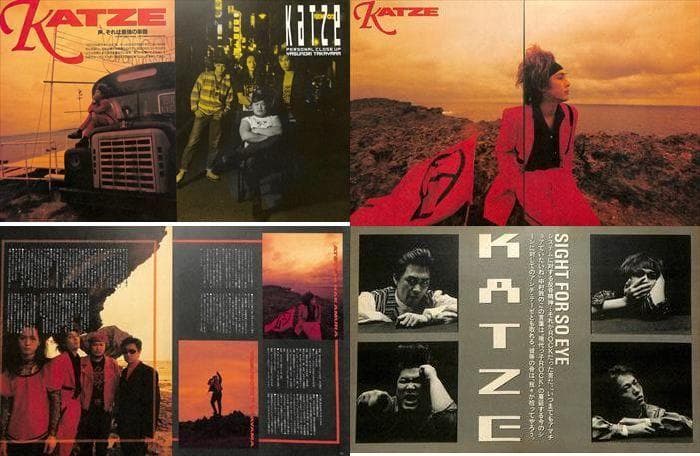 KATZE カッツェ 雑誌 切り抜き 224P ◆貴重！デビュー～解散