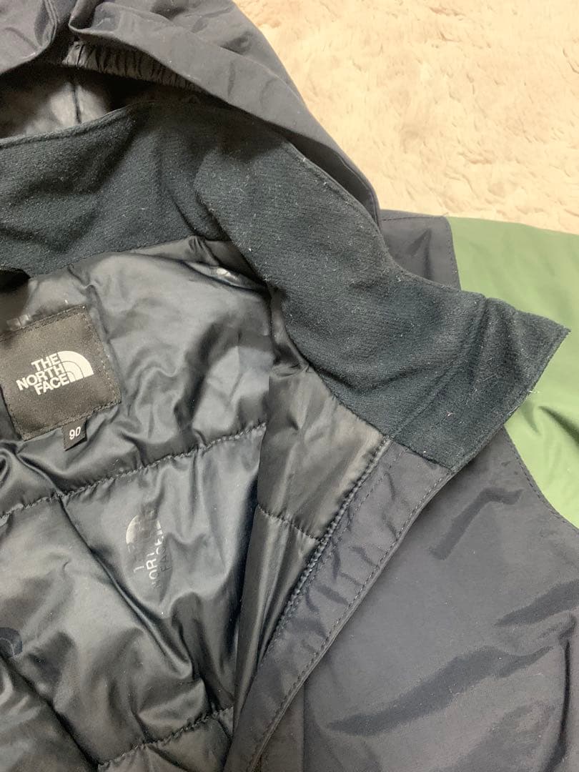 THE NORTH FACE スノーウェア 90cm カーキ ジャンプスーツ
