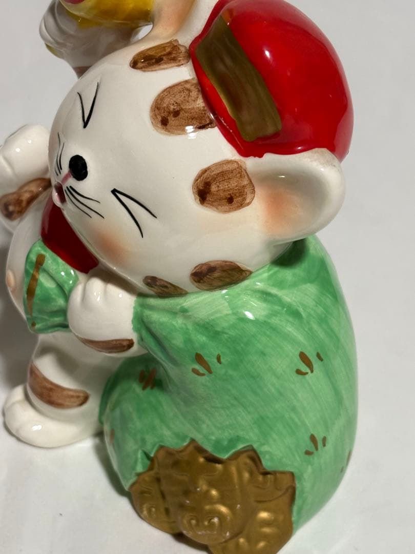 激レア　昭和レトロ　招き猫　まねきねこ　貯金箱　加藤工芸　サンタ　クリスマス