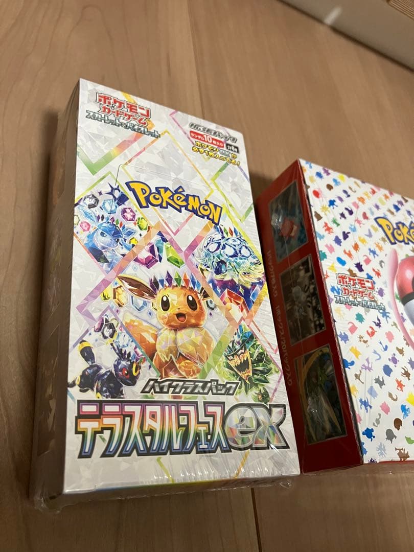 ポケモンカード151 & テラスタルフェスex 新品未開封　シュリンク付