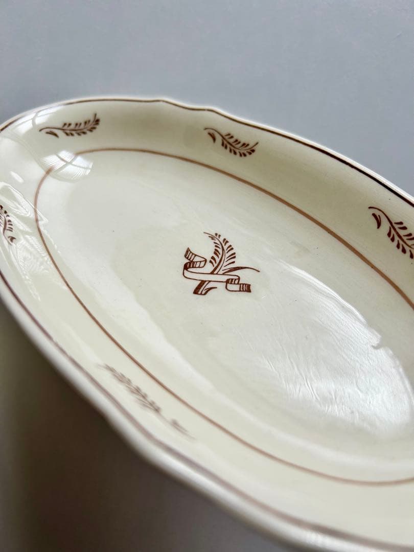 old ARABIA オーバル深皿 大小 2点set