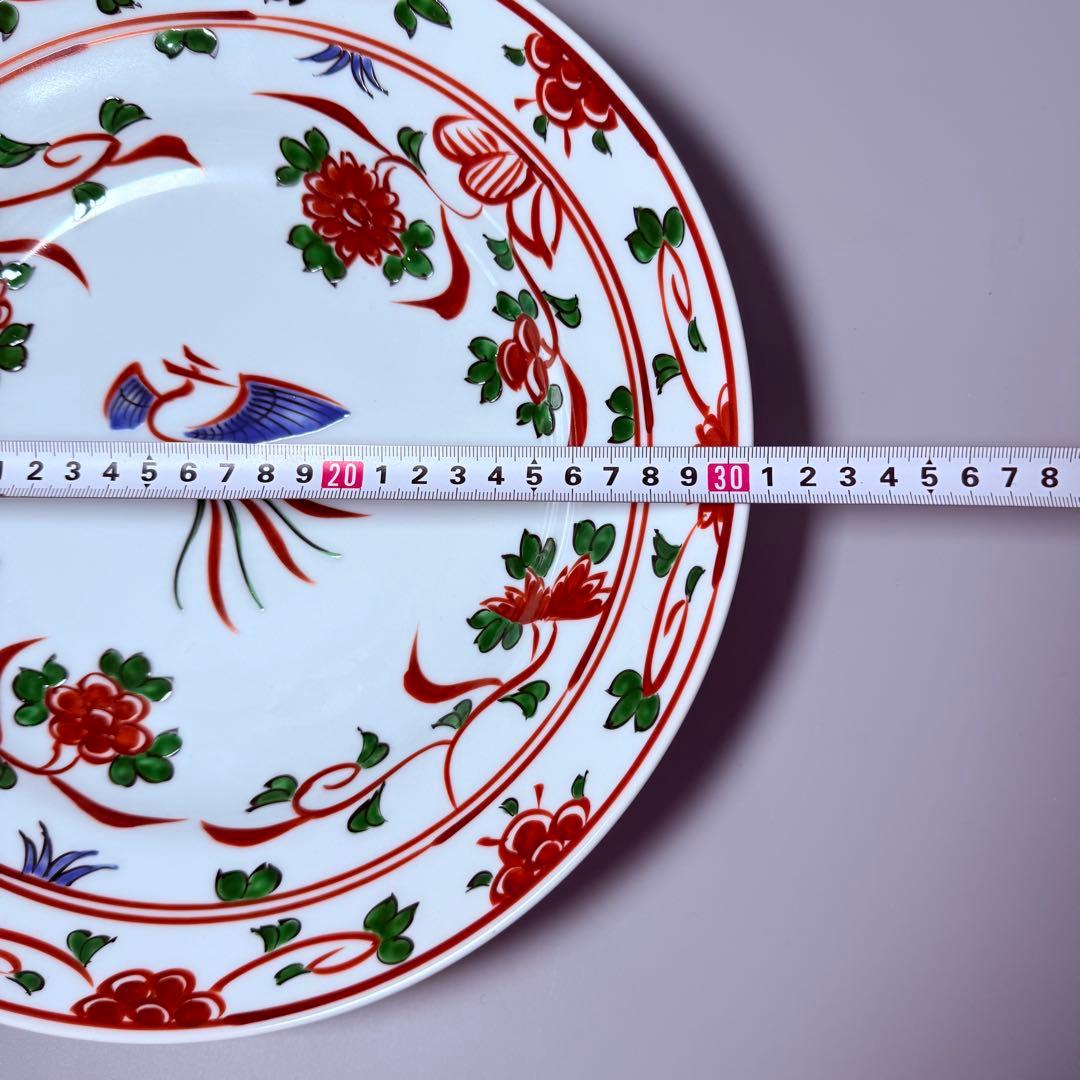 源右衛門窯　赤呉須花鳥文　尺皿　直径30.7㎝　定価52,800円　高級ライン