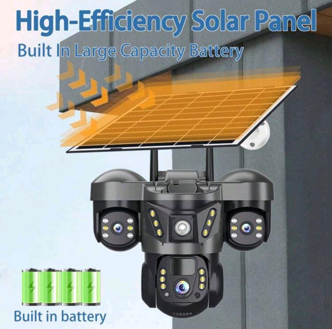 4G V380 15MP ソーラー防犯カメラ
